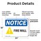 Signmission Fire Wall OSHA Notice Sign, Plastic, 24in W x 18in L, 2PK OS-2PACK-NS-P-1824-L-15670 - alternate 8
